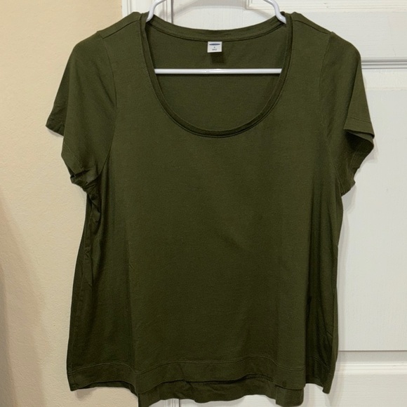 Old Navy Green Short Sleeve Relaxed T-Shirt - Picture 1 of 5